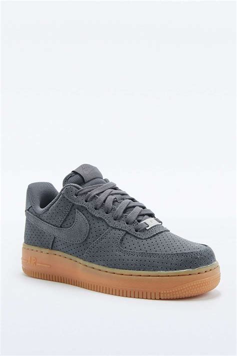 nike air force 1 herren grau wildleder|nike air force sportschuhe herren.